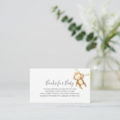Monkey Book Request Baby shower insert card Informatiekaartje (Staand voorkant)
