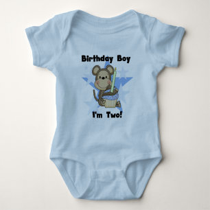 Monkey Boy 2nd Birthday Tshirts et cadeaux