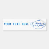 Monkey Boy Bumpersticker (Voorkant)