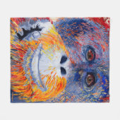 Monkey Boy Fleece Blanket Deken (Voorkant (Horizontaal))