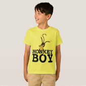 MONKEY BOY, FUNNY BOYS KIDS T-SHIRTS (Devant entier)