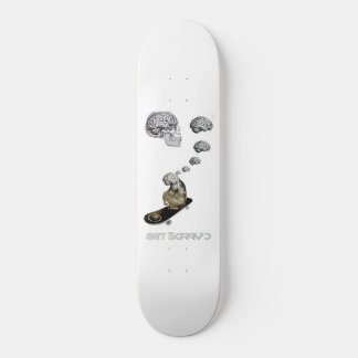 Monkey Brain (wit) Skateboard