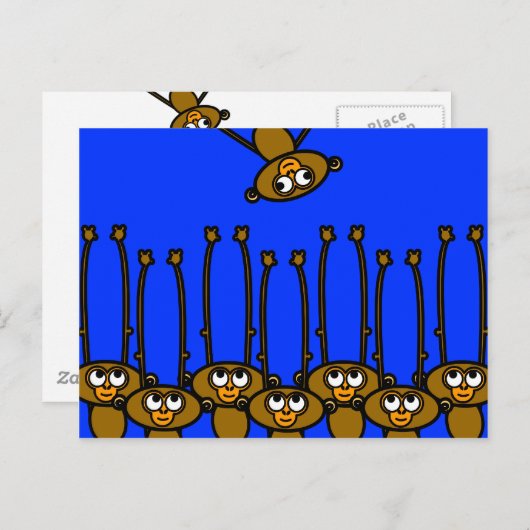 MONKEY Briefkaart (Voorkant / Achterkant)