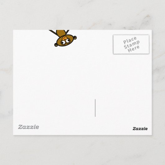 MONKEY Briefkaart (Achterkant)