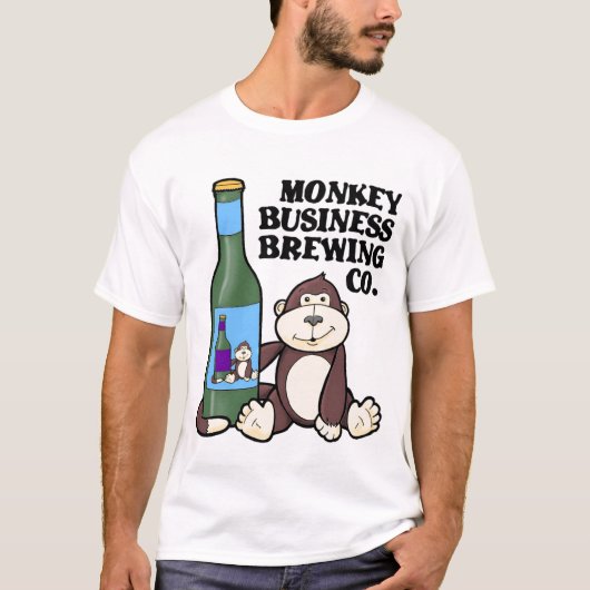 Monkey Business Brewing Co. T-shirt (Voorkant)