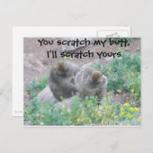 Monkey Business Briefkaart (Voorkant / Achterkant)