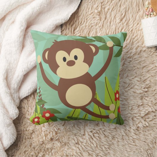 Monkey Business Coussin 16 pouces x 16 pouces (Couverture)