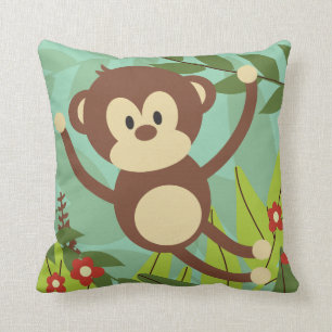 Monkey Business Coussin 16 pouces x 16 pouces