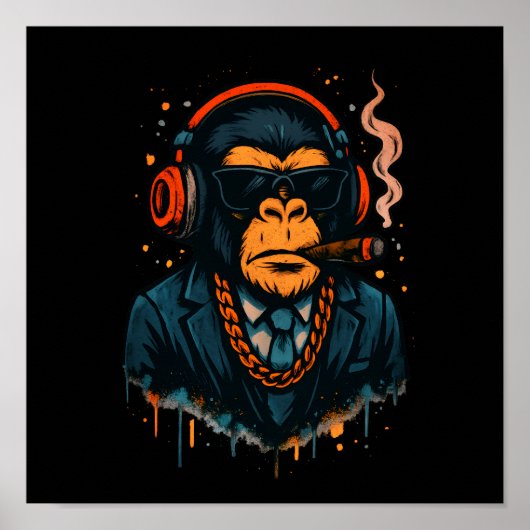 Monkey Business - De Baas van Monkey Classic Poster (Voorkant)