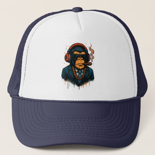 Monkey Business - De Baas van Monkey Trucker Pet (Voorkant)