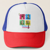 Monkey Business Funny Animal Design Trucker Pet (Voorkant)