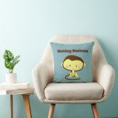 Monkey Business Funny Cartoon Monkey Design Kussen (Stoel)