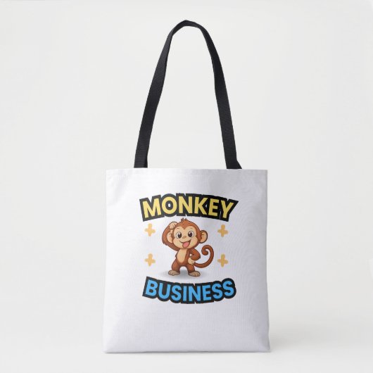 Monkey Business Funny  Draagtas (Voorkant)