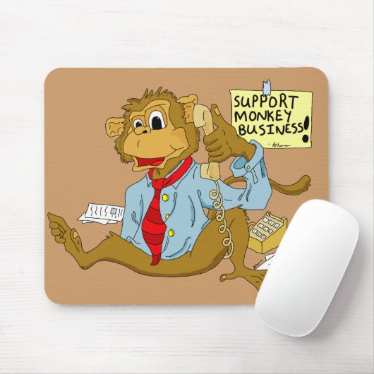 Monkey Business Mousepad Muismat (Met muis)