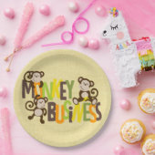 Monkey Business Papieren Bordje (Feest)