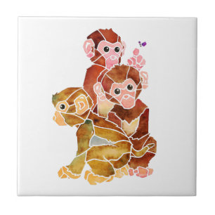 Monkey Business Tegeltje