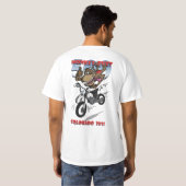 Monkey-Butt 2011 T-Shirt F+B - White/Red (Achterkant volledig)