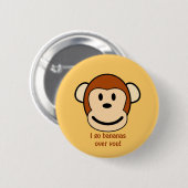 Monkey Button (Voorkant /achterkant)