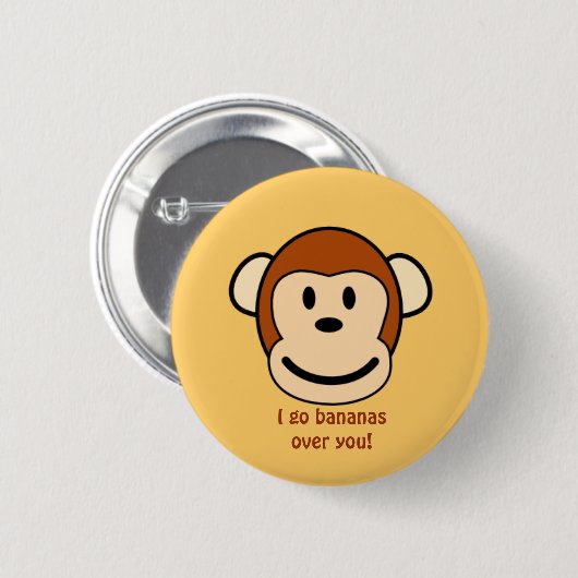 Monkey Button (Voorkant /achterkant)