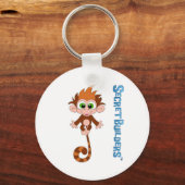 Monkey Button Sleutelhanger (Voorkant)
