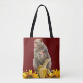 Monkey Canvas tas (Voorkant)