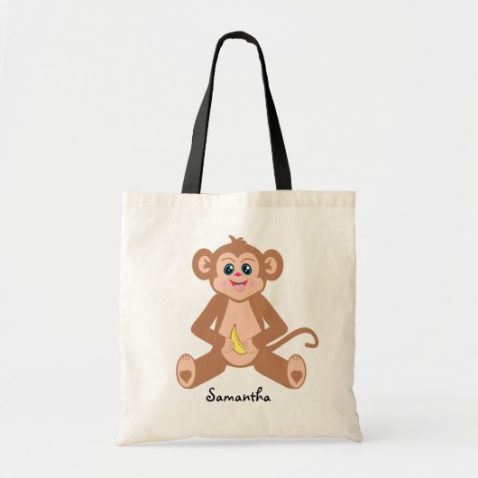 Monkey Canvas tas (Voorkant)