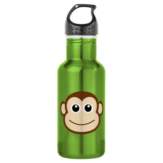 Monkey Cartoon Waterfles (Voorkant)