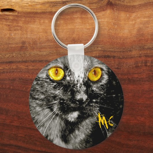 Monkey Cat Sleutelhanger (Voorkant)