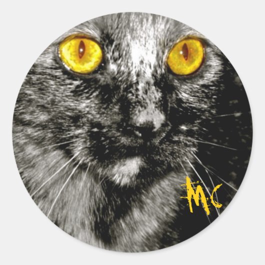 Monkey Cat Stickers (Voorkant)