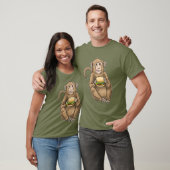 Monkey Cheeseburger T-shirt (Unisex)