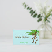 Monkey Children's Calling Card Contactkaartje (Staand voorkant)