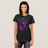 Monkey Chimp met zonnebrillen en hoofdtelefoons 1 T-shirt (Voorkant volledig)