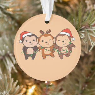 Monkey Christmas Christmas Animals Cute Monkeys Or