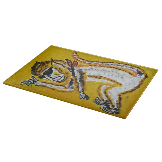 Monkey Circus Art Snijplank (Hoek)