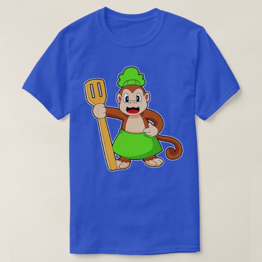 Monkey Cook Spatel T-shirt (Design voorkant)
