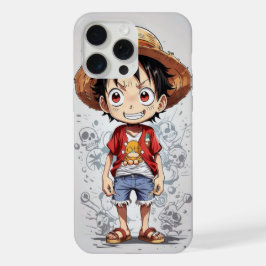 Monkey D. Luffy Chibi Koning iPhone 15 Pro Max Hoesje
