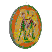 Monkey Dartboard Dartbord (Voorkant Links)