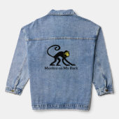 Monkey Design Denim Jas Jacket (Achterkant)