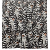 Monkey Design Douchegordijn (Voorkant)