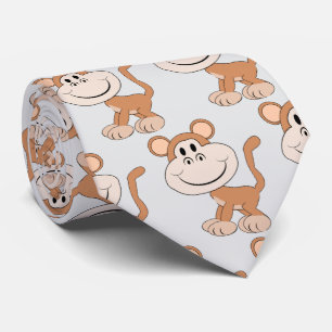 Monkey Design Stropdas