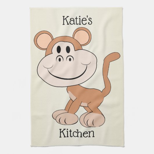 Monkey Design Theedoek (Verticaal)