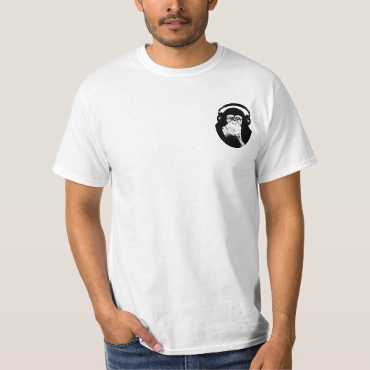 Monkey DJ Shirt (Voorkant)