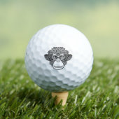 Monkey Doodle Face Golfballen (Insitu Shirt)