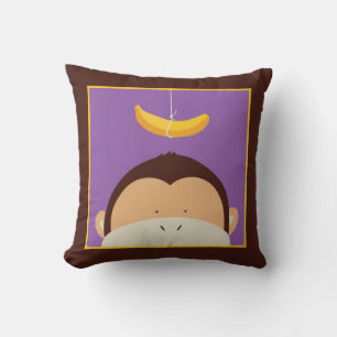 Monkey en Banana Kussen