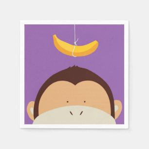 Monkey en Banana Servet