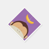 Monkey en Banana Servet (Hoek)