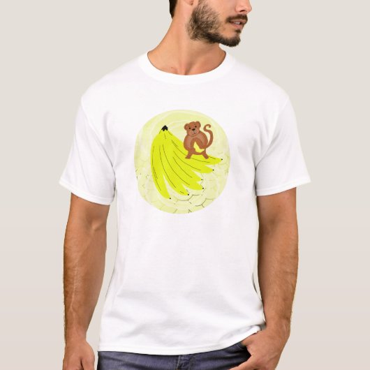 Monkey en Bananen T-Shirt (Voorkant)