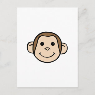 Monkey Face Briefkaart