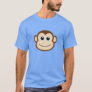Monkey Face Cartoon T-shirt