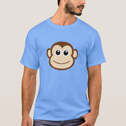Monkey Face Cartoon T-shirt (Voorkant)